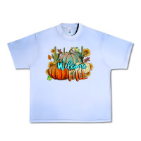 Grape Ice Welcome Fall Pumpkins Urban Heavy Tee - BundleAndBundleShop