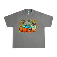 Tornado Welcome Fall Pumpkins Urban Heavy Tee - BundleAndBundleShop