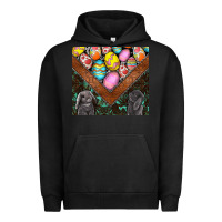 Pigment Black easter Urban Hoodie - CowhideDigitalArt