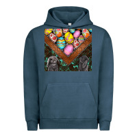 Pigment Midnight Navy easter Urban Hoodie - CowhideDigitalArt