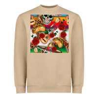 Mushroom mexican  seamless pattern Heavyweight Sweatshirt - texasbilliewilder
