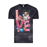 Cloud Black Love Easter Vintage Tee - BundleAndBundleShop