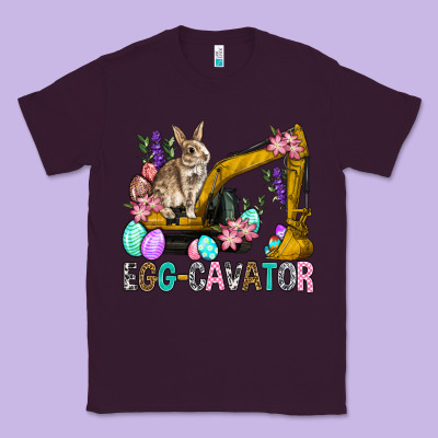 Egg Cavator Easter Classic Tee Designed By Bundleandbundleshop