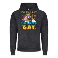 Vintage Black LGBTQ I'm Not Gay I'm Super Gay Vintage Hoodie - BundleAndBundleShop