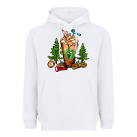 Camping Cold Drink Frappe Heavyweight Hoodie | Teevron