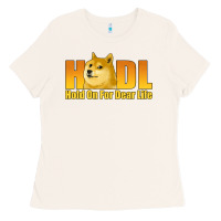 Bone hodl hold on for dear life dogecoin Ladies Tee - Jasminsmagicworld