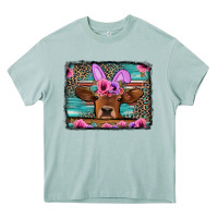 Arona easter floral leopard cow Heavy Core Tee - Jasminsmagicworld