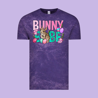 Bunny Babe Easter Vintage Tee Designed By Bundleandbundleshop