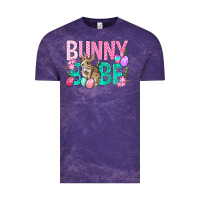 Cloud Purple Bunny Babe Easter Vintage Tee - BundleAndBundleShop