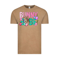 Vintage Coffee Bunny Babe Easter Vintage Tee - BundleAndBundleShop