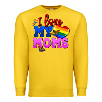 Lemon I love my moms Premium Sweatshirt - FaDigitalArtStudio