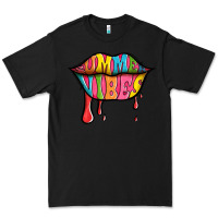Black summer vibes lips Premium Tee - Jasminsmagicworld