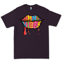 Plum summer vibes lips Premium Tee - Jasminsmagicworld