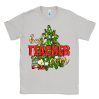 Moon Dust Best Teacher Ever With Christmas Tree Classic Tee - BundleAndBundleShop