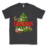 Smoke Best Teacher Ever With Christmas Tree Classic Tee - BundleAndBundleShop