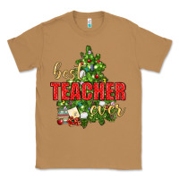 Toasted Coconut Best Teacher Ever With Christmas Tree Classic Tee - BundleAndBundleShop