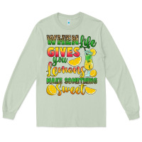 Matcha when life gives you lemons make something Long Sleeve Tee - RanaPortraitStore