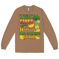 Toasted Coconut when life gives you lemons make something Long Sleeve Tee - RanaPortraitStore