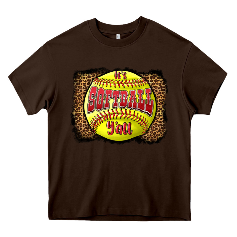 It's Softball Y'all Heavy Core Tee by LillyAllenDesigns | Teevron