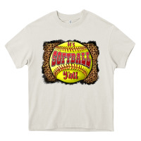 Cream it's softball y'all Heavy Core Tee - LillyAllenDesigns
