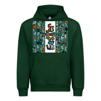 Forest Green easter Urban Hoodie - CowhideDigitalArt