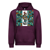 Mauve Wine easter Urban Hoodie - CowhideDigitalArt