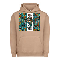 Pigment Burro easter Urban Hoodie - CowhideDigitalArt
