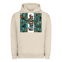 Pigment French Oak easter Urban Hoodie - CowhideDigitalArt