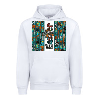 White easter Urban Hoodie - CowhideDigitalArt