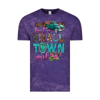Cloud Purple Just A Small Town Girl With Truck Vintage Tee - BundleAndBundleShop