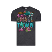 Vintage Black Just A Small Town Girl With Truck Vintage Tee - BundleAndBundleShop