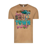 Just A Small Town Girl With Truck Vintage Tee | Teevron