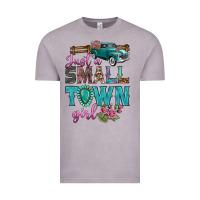 Vintage Zinc Just A Small Town Girl With Truck Vintage Tee - BundleAndBundleShop