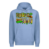 Colony Blue St. Patrick's Happy St. Patrick's Day camper Premium Hoodie - OliviaCreatesArt