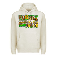 Oatmeal Heather St. Patrick's Happy St. Patrick's Day camper Premium Hoodie - OliviaCreatesArt