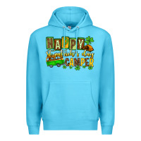 Ocean Blue St. Patrick's Happy St. Patrick's Day camper Premium Hoodie - OliviaCreatesArt