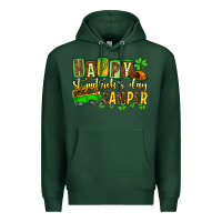 Sports Green St. Patrick's Happy St. Patrick's Day camper Premium Hoodie - OliviaCreatesArt