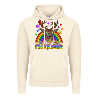 Vintage Artic LGBTQ+ Oh Deer I'm Queer Vintage Hoodie - BundleAndBundleShop