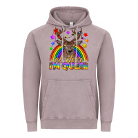Vintage Zinc LGBTQ+ Oh Deer I'm Queer Vintage Hoodie - BundleAndBundleShop