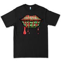 Black summer vibes watermelon lips Premium Tee - Jasminsmagicworld
