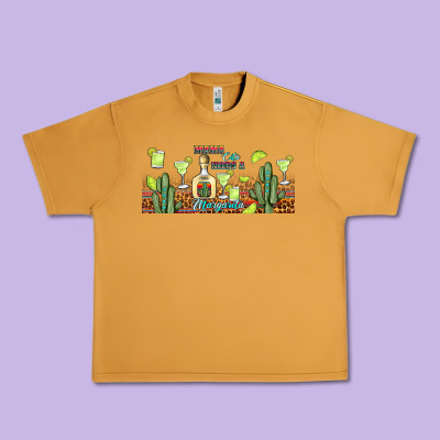 Mama Cita Needs A Margarita Urban Heavy Tee Designed By Jahusdesignshop