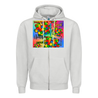 Autism Puzzle Piece Zipper Hoodie | Teevron