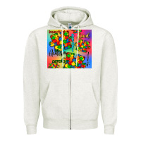 Oatmeal Heather autism puzzle piece Zipper Hoodie - CowGirlArtShop