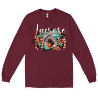 Burgundy Lacrose Mom Long Sleeve Tee - Bettercallsaul