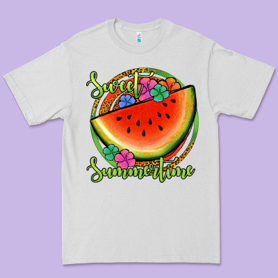 Sweet Summertime Watermelon Premium Tee Designed By Jasminsmagicworld