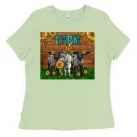 Matcha Western Baby Sheeps Farm Life Garden Ladies Tee - LillyAllenDesigns