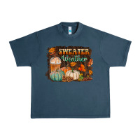 Midnight Navy sweater weather Urban Heavy Tee - BundleAndBundleShop