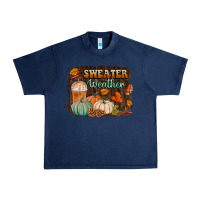 Navy sweater weather Urban Heavy Tee - BundleAndBundleShop