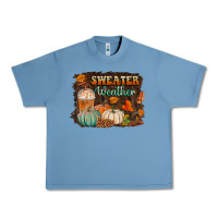 Pebble Blue sweater weather Urban Heavy Tee - BundleAndBundleShop