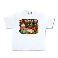 White sweater weather Urban Heavy Tee - BundleAndBundleShop